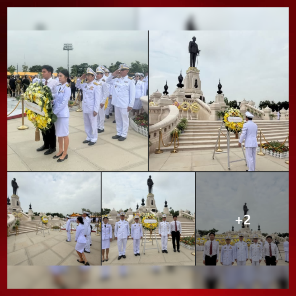 วิทยาลัยการชลประทาน ร่วมพิธีวางพวงมาลาถวายบังคม ร.9 รำลึกพระมหากรุณาธิคุณ เนื่องในวันนวมินทรมหาราช 2568