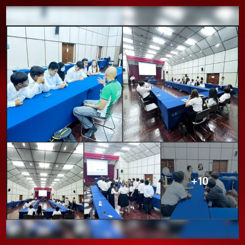 นิสิตชั้นปีที่ 2 (ชลกร 79) เข้าร่วมอบรมโครงการพัฒนาภาษาอังกฤษนิสิตมหาวิทยาลัยเกษตรศาสตร์ “Earn some cash, chat with me “
